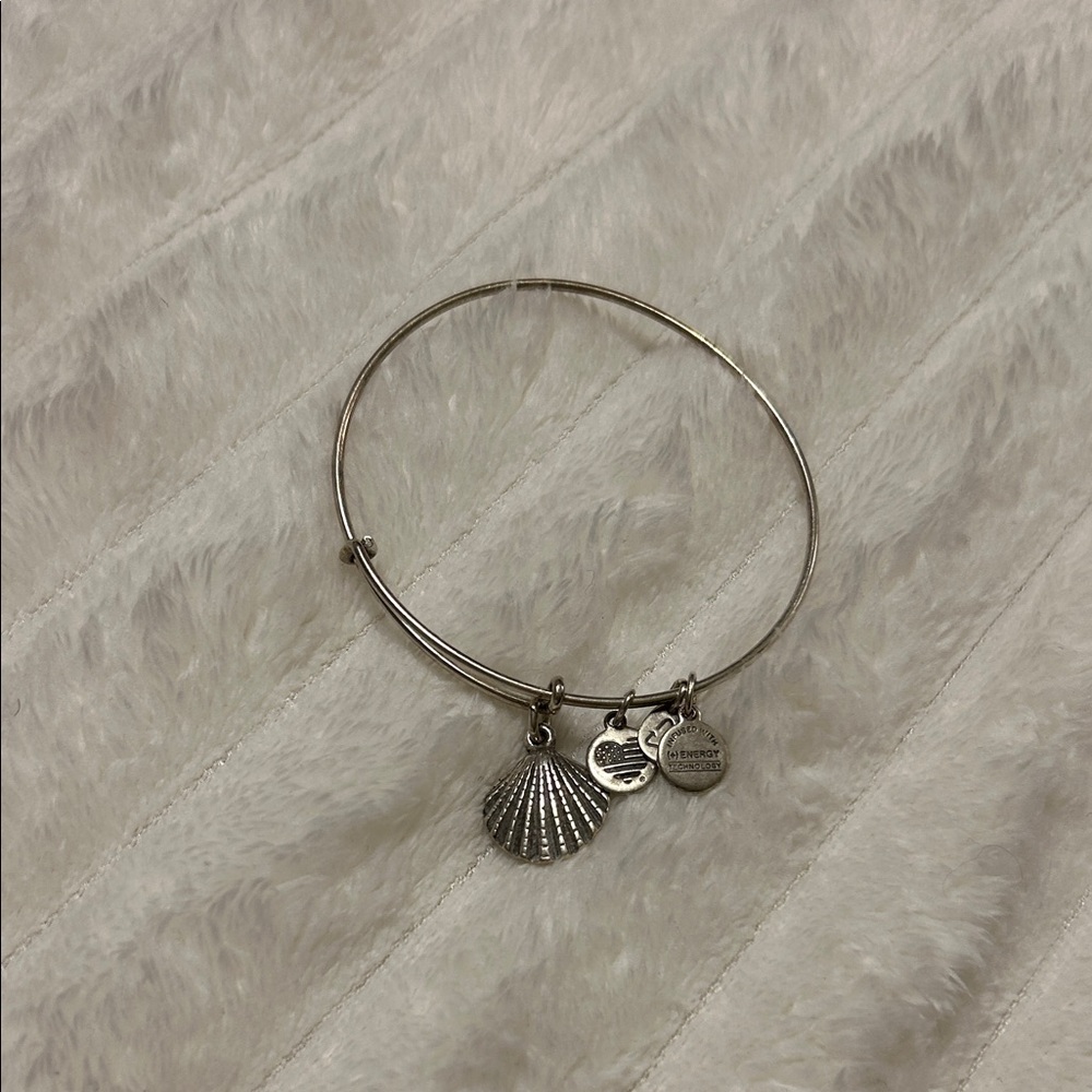 Alex and Ani Seashell Charm Bracelet
